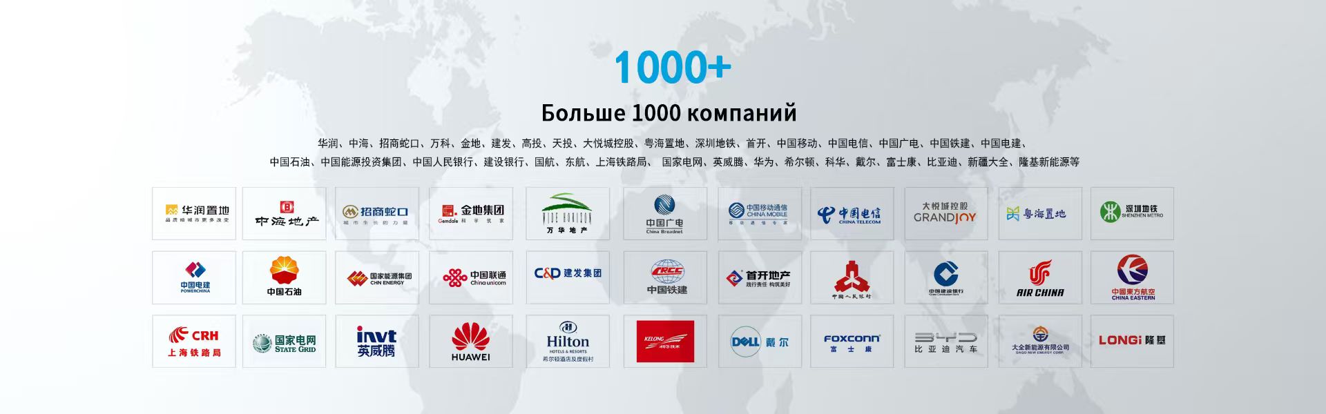 Более 1000 компаний-партнёров